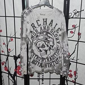 Archaic Gray long Sleeve Shirt Size Large